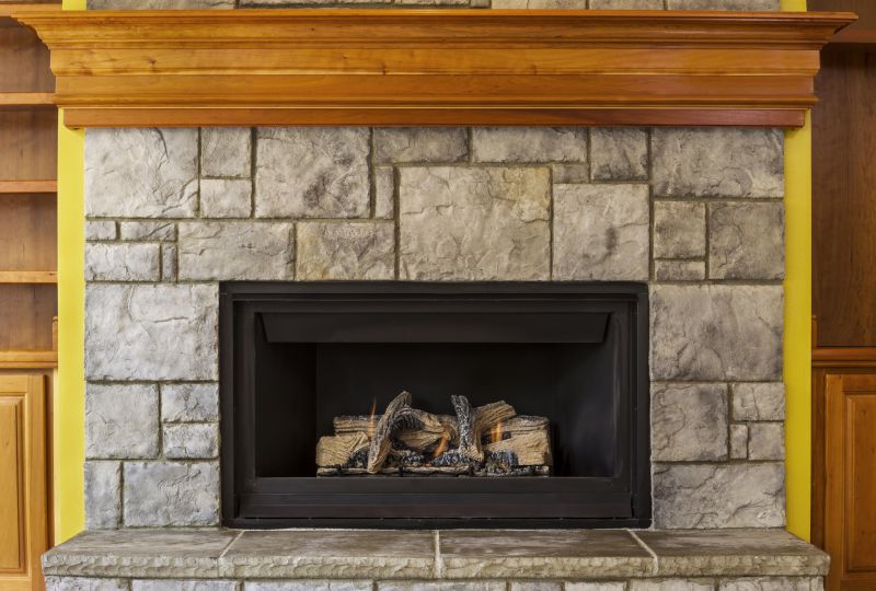 Stone Fireplace Construction