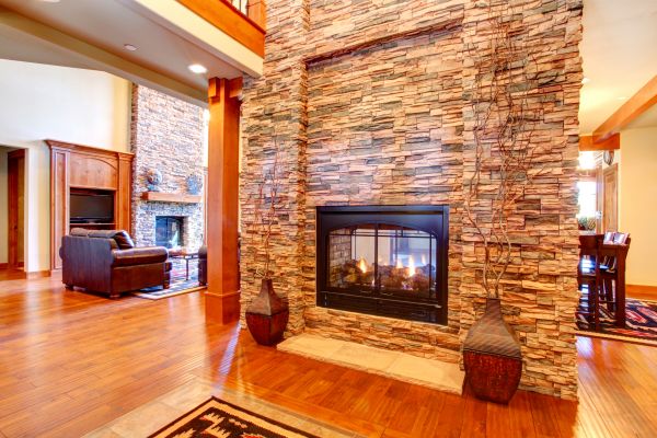 Stone Hearth Installation in Chesterfield